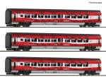 ROCO 6280097 - 3-tlg. Set 2: Railjet „175 Jahre Eisenbahnen in Österreich“, ÖBB